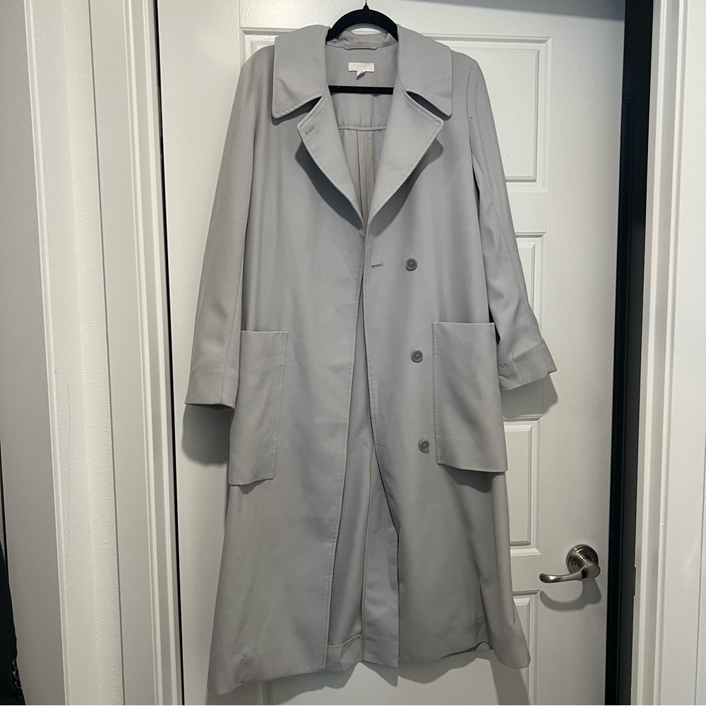 COS Light Gray Trench Coat